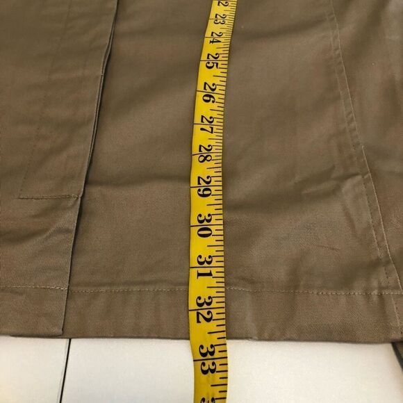 Du Paradis Warm Beige Normcore, Beigecore, Light Academia Belted Dress Sz S NWOT - Picture 15 of 15